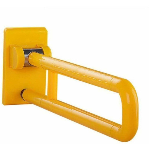 Handiya Riel Agarre Para Baño Plegable Forma U Acero Mango