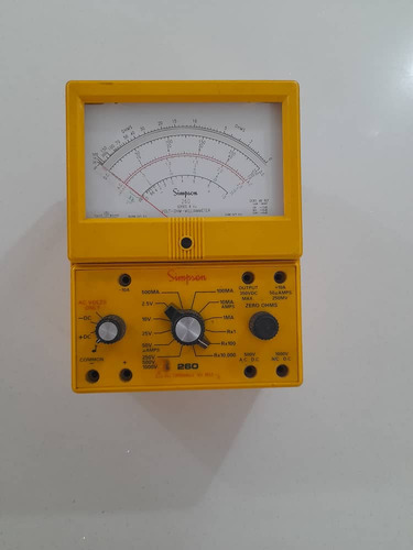 Multímetro Analógico Simpson Modelo: 260 Serie 8 Xi (Usado)