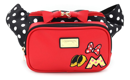 Minnie Ribbon Travel Fanny Pack Crossbody Pecho Cintura Bum 