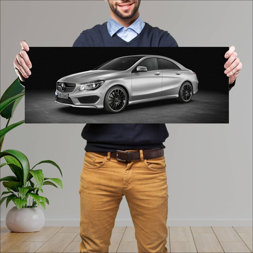 Cuadro 30x80cm Auto 2013 Mercedes Benz Cla Class 125