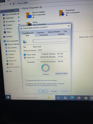 Notebook Dell Inspiron 15 5566 - Corei5 - 16gb Ram - Ssd 512 Preto (Usado)