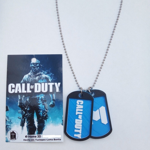 Collar Call Of Duty Personalizado