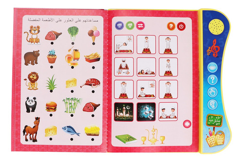 Libro De Juguete Para Niños Con Sonido Inglés Y Árabe Y Bolí