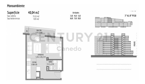 Imagen 3 de 17 de Venta En Tigre De Monoambiente En Construcción
