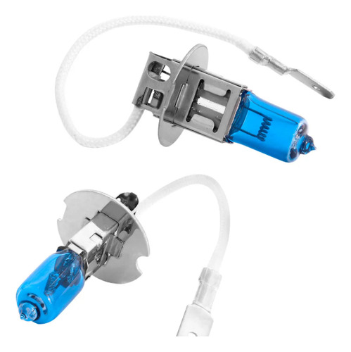 Par Lâmpadas H3 Halógena 55w 12v Original Gauss 3200k Pk22s