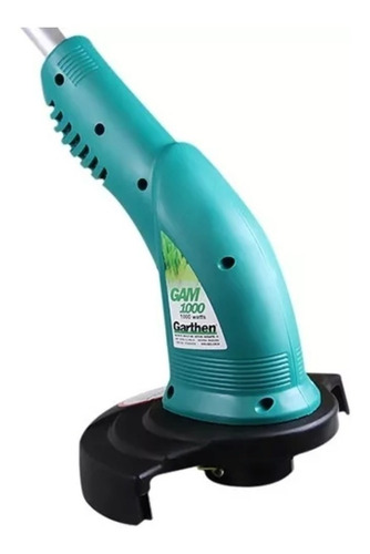 Imagem 3 de 3 de Aparador de grama Garthen GAM-1000 1000W cor verde e preto 110V-127V