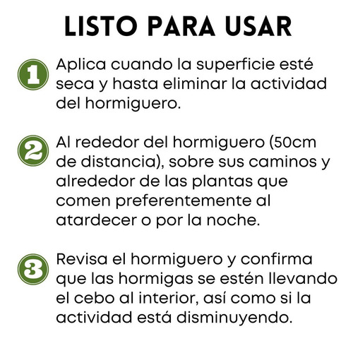 Veneno Cebo Mata Hormigas Arrieras Pellets Trompa 2.3kg 5 Lb