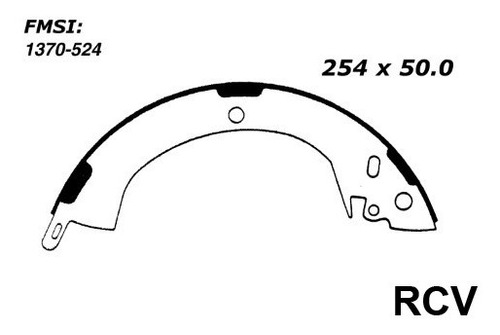 Balata Tambor Trasera Para Mitsubishi Van  1987