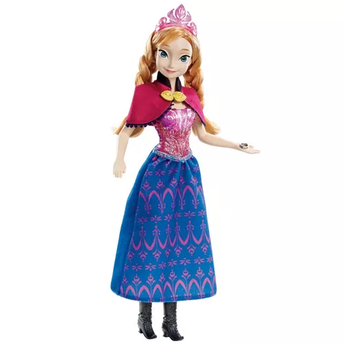 Boneca Anna Frozen Musical CMK70 Mattel : : Brinquedos e Jogos