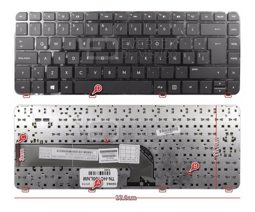 Teclado Nuevo Español (la) Hp Pavilion Dv4-5000 Series Negro