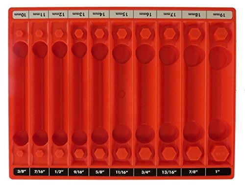 Tool Sorter Socket Organizer Red