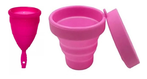 1 Copa Menstrual + 1 Vaso Esterilizador Fleurity T: 1-2-mini