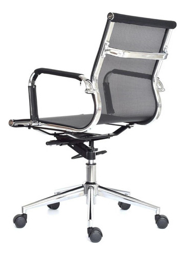 Silla De Oficina Giratoria Bonno Gerente Apolo Negro