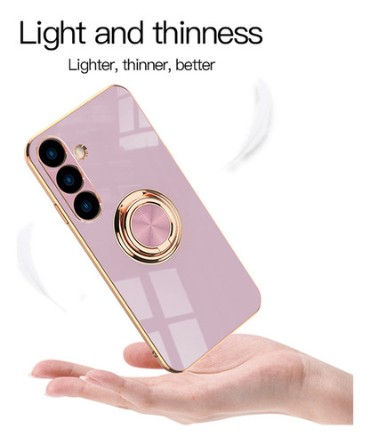 Funda Con Anillas Para Samsung Galaxy S22 S23 S24 S25 Plus Ultra S23fe S24fe S25edge