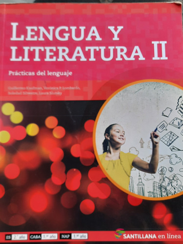 Lengua Y Literatura 2 Santillana En Línea(muy Buen Estado)