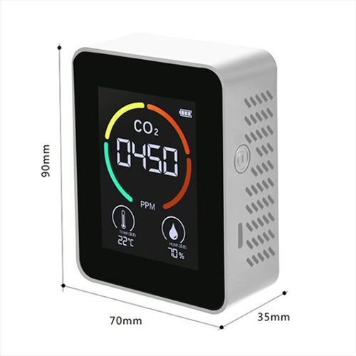 Imagen 2 de 5 de Sensor Medidor Calidad Del Aire Co2 + Temperatura + Humedad