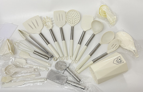 Set De 43 Utensilios De Cocina Antiadherentes De Silicona