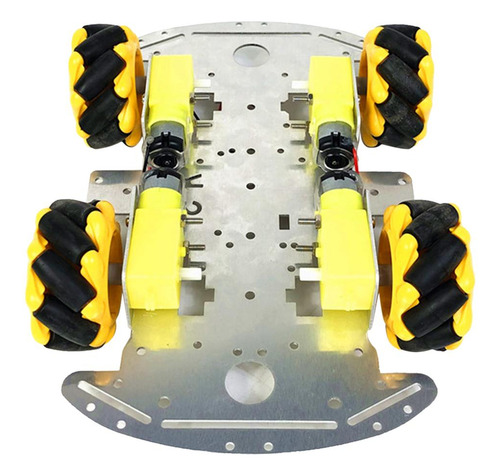 4wd Cuatro Ruedas Motrices De Metal Robot Inteligente Chasis