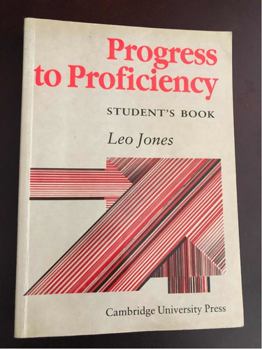 Progress To Proficiency Students Book - Muy Buen Estado