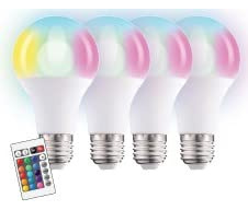 Gabba Goods Bombilla Luz Que Cambia Color Arcoiris 10 W 450