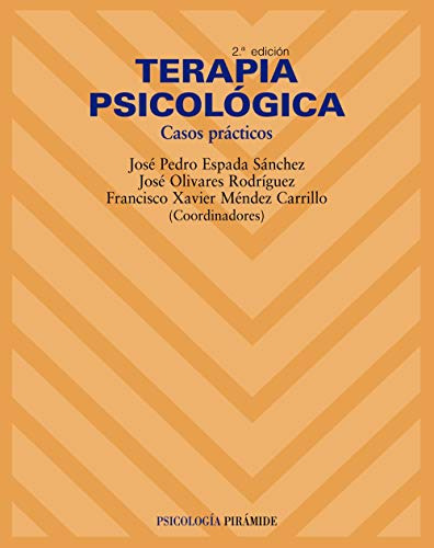 Libro Terapia Psicológica  De José Pedro Espada Sánchez, Jos