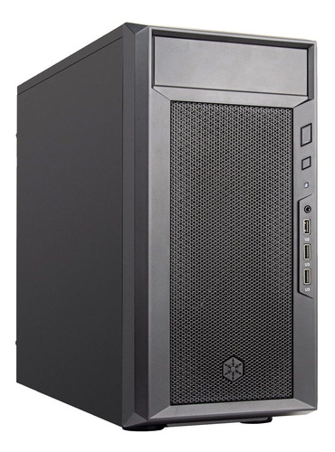 Chasis Compacto Micro-atx Negro Sst-fa311-b