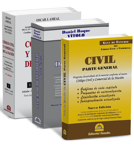 Promo 127: Ge Civil + Manual Dcho. Civil + Tomo I Cccn Ameal