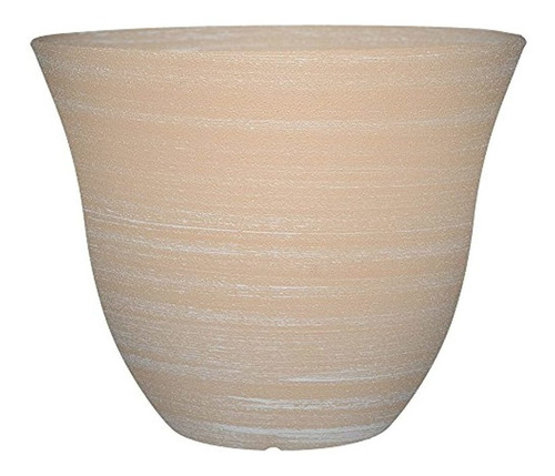 Macetero De Madreselva, Maceta De Patio, Beige Granulado De