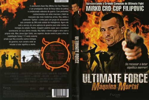 Dvd Ultimate Force Maquina Mortal Com Mirko Cro-cop