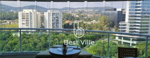 Imagem 18 de 22 de Apartamento Para Alugar, 258 M² De Área Útil, No Condomínio Madison Gramercy Park, Em Alphaville, Barueri, 04 Amplas Suítes. - Ap0276