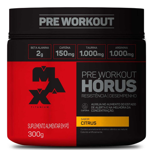 Horus Pre-workout Max Titanium 300g 