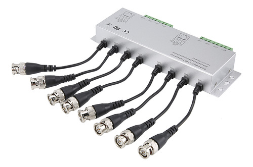 Adaptador De Transceptor Cctv Video Balun 8ch Hd Bnc A Utp