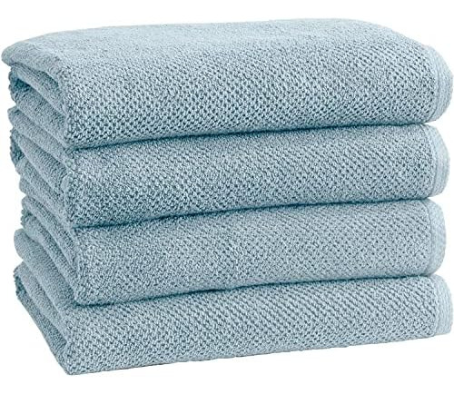 79456 Popcorn Textured Towels, 4 Pack, Blue - B09szmfv9...