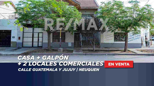 Venta De Casa + Galpon + 2 Locales Comerciales