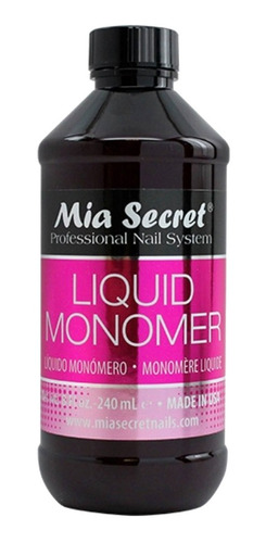 Liquido Acrilico Mia Secret 240ml. Monomero