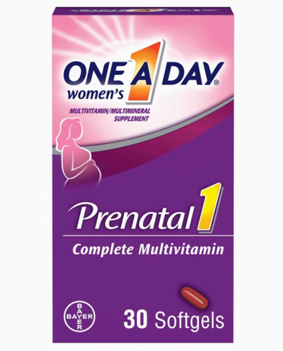 One A Day Prenatal 30 Cápsulas - Unidad a $3567