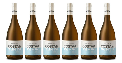 Vino Trapiche Costa & Pampa Chardonnay X750cc Caja X6