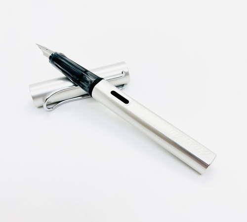 Lapicera Pluma Estilografica Lamy All Star Blanco Plateado