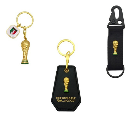 Set De Llaveros Conmemorativos Del Mundial Fifa