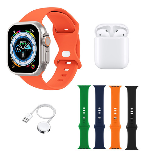 Smartwatch Ultra S9 2,02 Llamadas Notificaciones Combo 2024