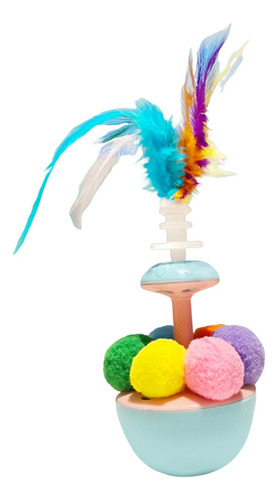 Juguete Interactivo Para Gatos Con Forma De Vaso De Plumas,