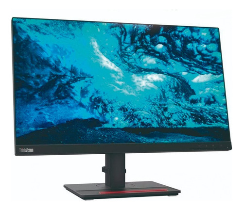 Monitor Lenovo Thinkvision T23i-20 de 23 Ips, Dp, Hdmi, Vga, cor preta