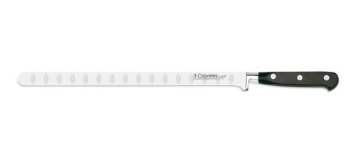 Cuchillo Salmon 3 Claveles Forge 30 Cm