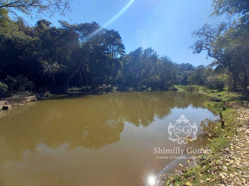 Imagem 11 de 14 de 5.000 M², Em Condomínio, Casa Sede E De Caseiro, Área De Lazer E Lago !!
