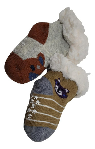X1 Medias Calcetines De Invierno Chiporro Frio Niña - Niño
