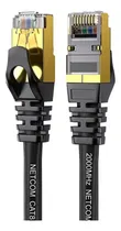 Comprar Cable Red Cat 8 Conector Rj45 40 Gbps Lan Ethernet 1m Netcom