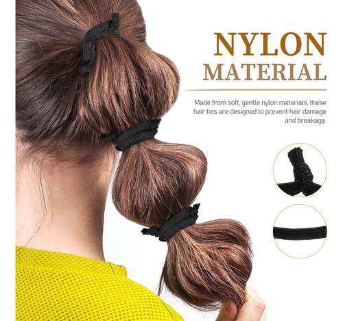 100 Peças De Elásticos De Cabelo Elásticos, Laços De Cabelo