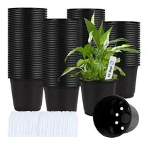 Comprar Macetas Negras Rigidas De 5 Pulgadas Negras 100 Unidades