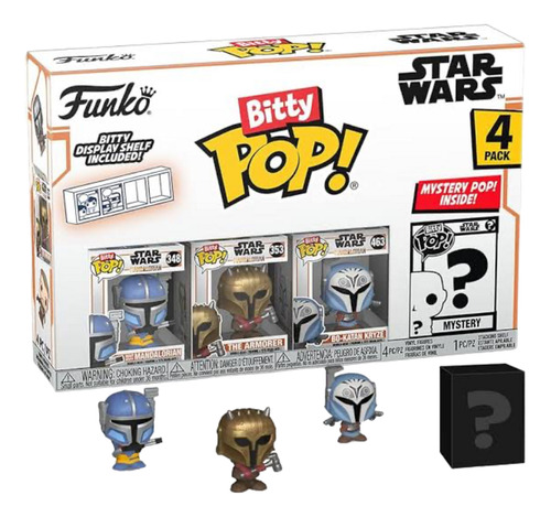 Heavy Infantery Mandalorian Star Wars Bitty Pop Pack 4 Mini