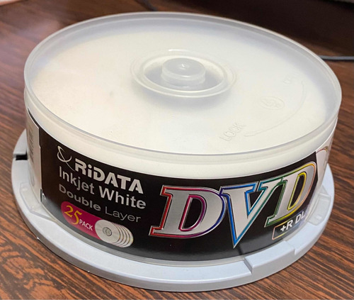 Dvd Rdl 8,5gb 8x 240 Ridata